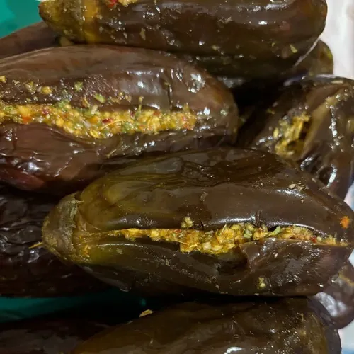 Stuffed Pickled Eggplant