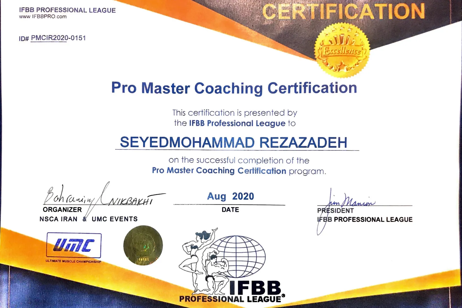International Fitness and Bodybuilding Coach